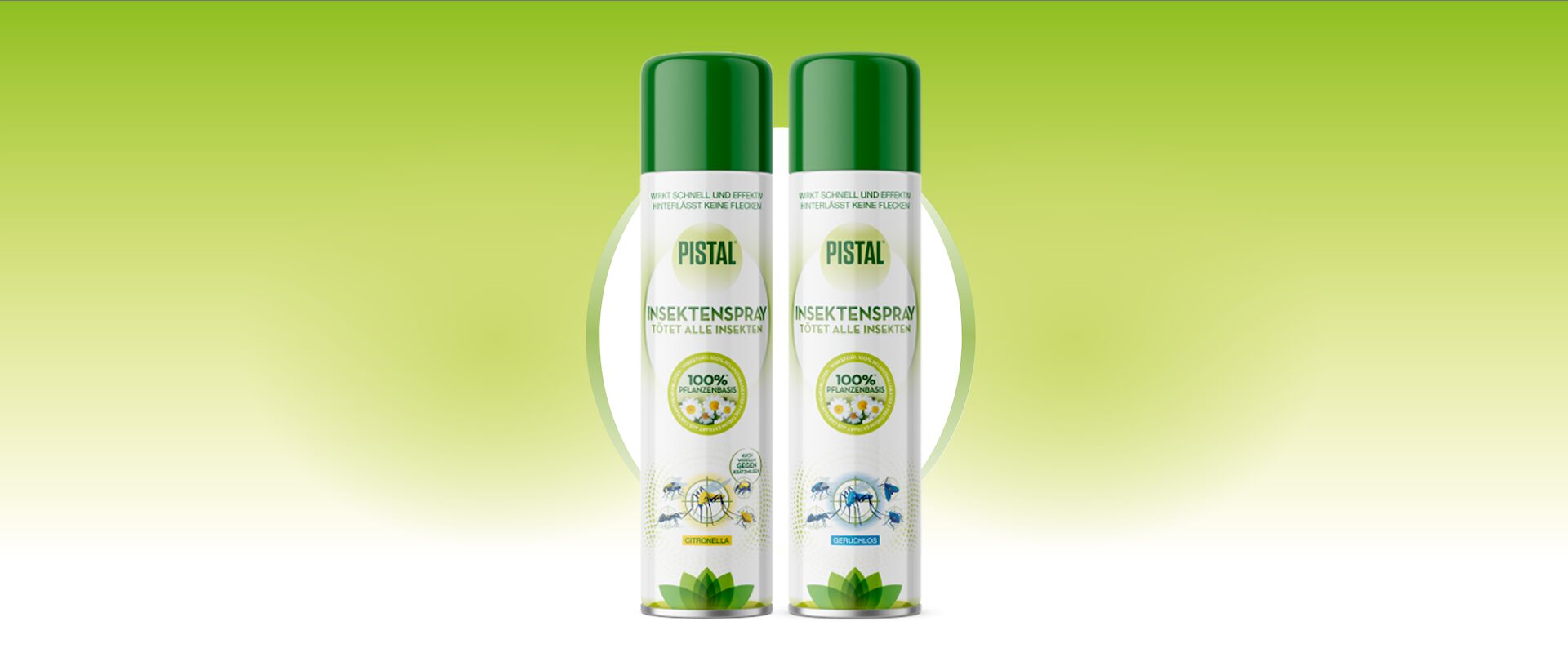 Pistal Insektenspray Citronella und geruchlos