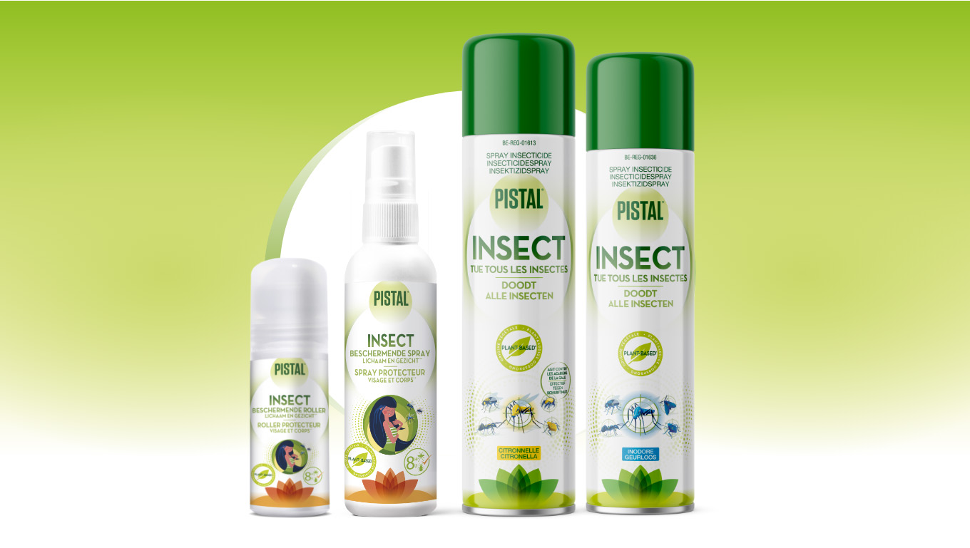 Pistal Insect Omgevingssprays zijn effectief tegen huisstofmijt.
