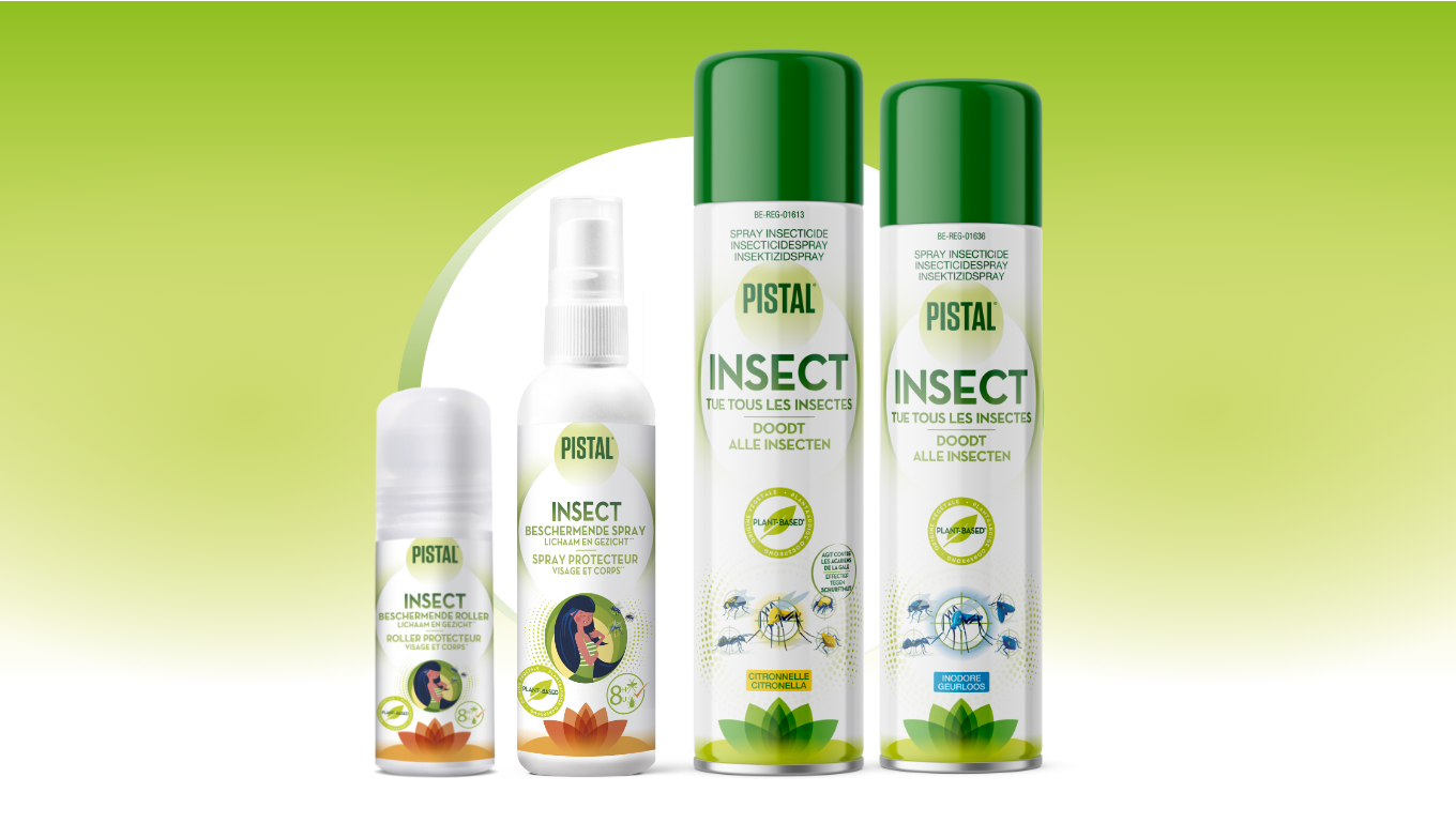 Pistal Insect Omgevingssprays zijn effectief tegen huisstofmijt.